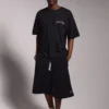 Camiseta GRIMEY manga corta unisex GA728-BLK SS25 SAVAGE DOMAIN OVERSIZED TET-BLACK negro