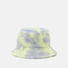 Gorro BOB SANTA CRUZ unisex CLASSIC DOT SHERPA BUCKET HAT REF-SCA WCA 0020 lila y amarillo